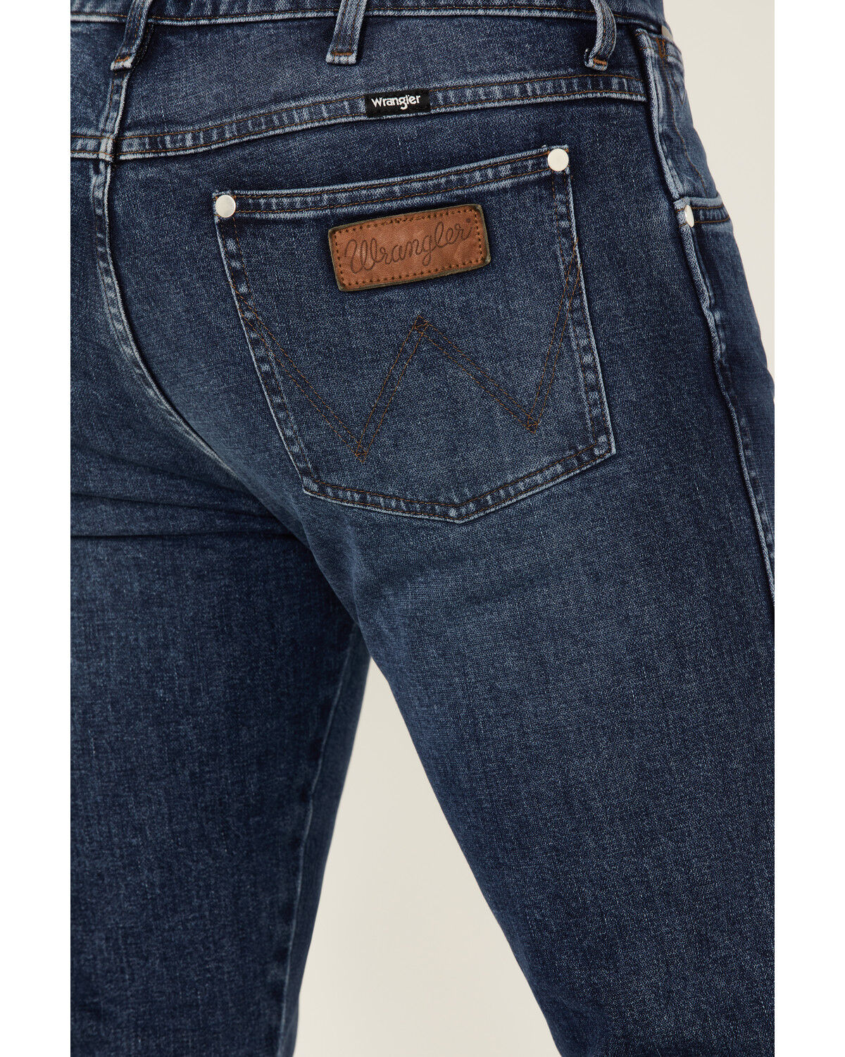 Image #4 - Wrangler X Fender Men's Larston Acoustic Tapered Slim Fit Jeans, Blue, hi-res