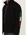 Image #4 - RANK 45® Men's Mexico Flag Softshell Jacket, Black, hi-res