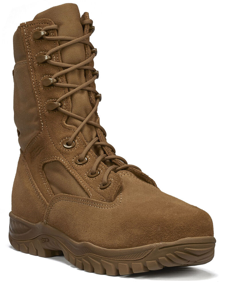 Belleville Men's C312 Hot Weather Tactical Boots - Steel Toe, Coyote, hi-res