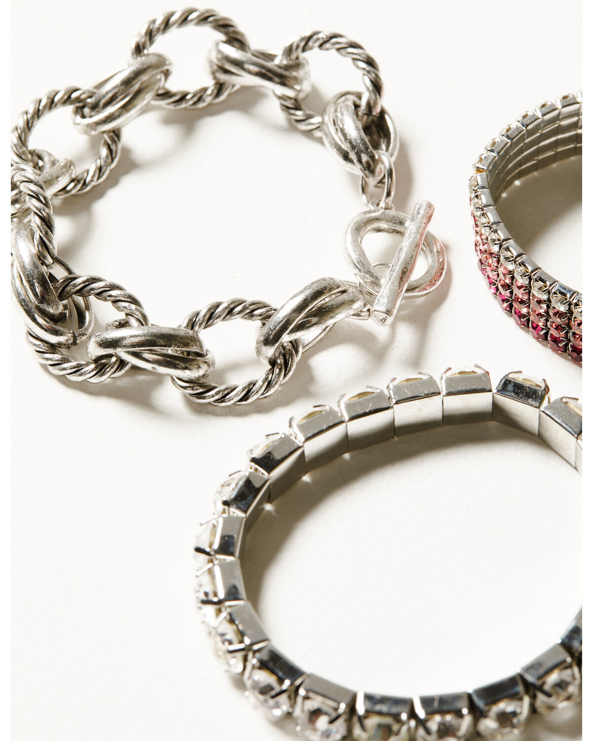 Image #4 - Idyllwind Women's 3-piece Waverly Bracelet Set, Silver, hi-res