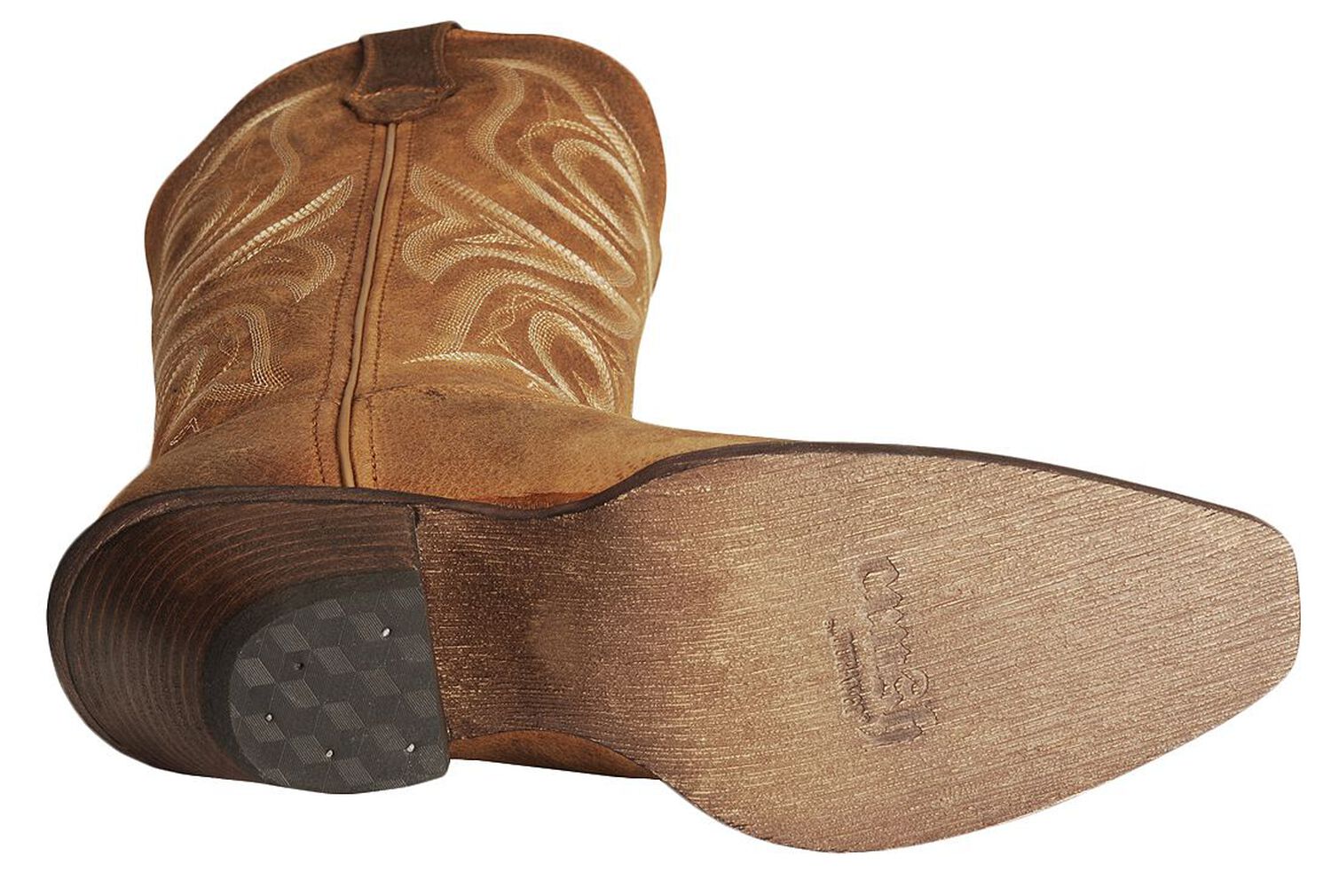 Image #5 - Crush by Durango Women's Jealousy Western Boots - Square Toe, Cognac, hi-res