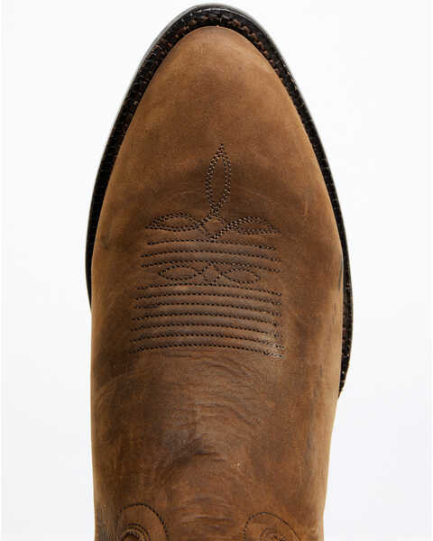 Image #6 - El Dorado Men's Brown Western Boots - Round Toe, Brown, hi-res