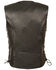 Image #3 - Milwaukee Leather Women's Side Lace Concealed Carry Vest - 5X, Black, hi-res