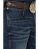 Image #2 - Wrangler Retro Men's Riviera Dark Wash Slim Straight Stretch Denim Jeans - Tall, Dark Wash, hi-res