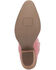 Image #7 - Dingo Women's Full Bloom Western Boots - Medium Toe, Pink, hi-res