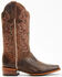 Shyanne Women's Cassidy Spice Combo Leather Western Boots - Square Toe , Brown, hi-res