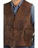 Image #2 - Kobler Antiqued Leather Vest, Brown, hi-res