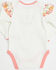 Image #3 - Wrangler Infant Girls' Flower Logo Onesie, White, hi-res