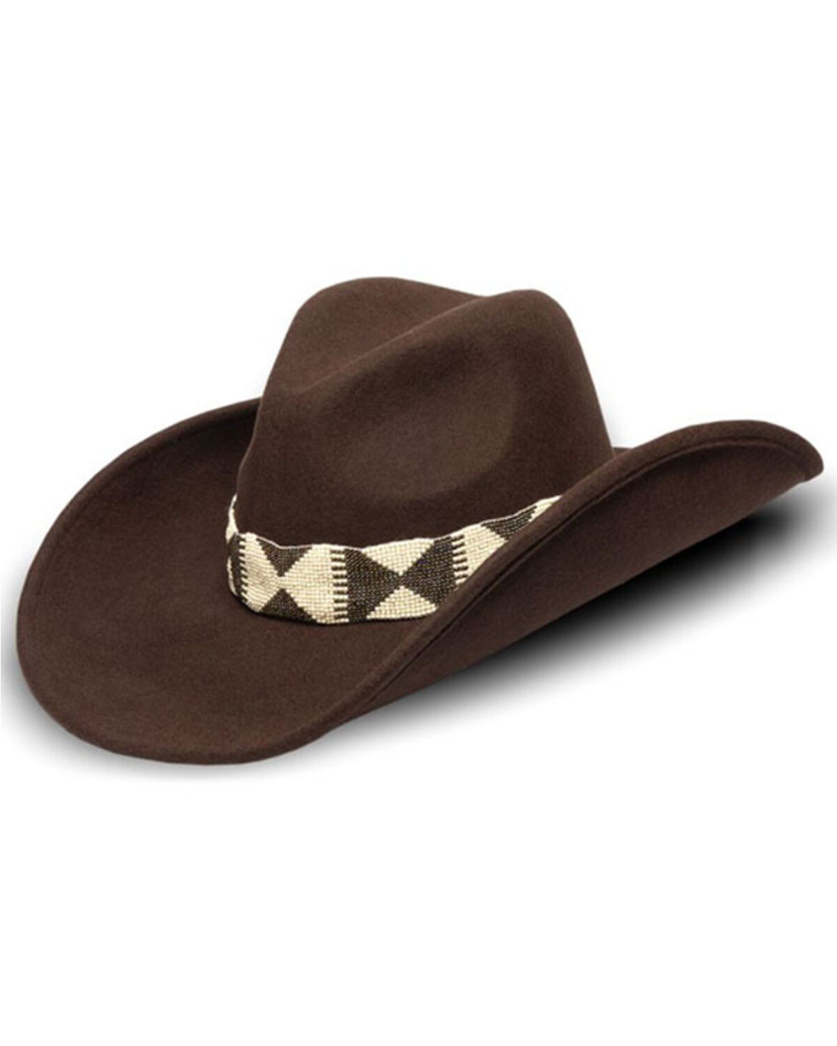 Image #2 - Nikki Beach Women's Bonsoa Wool Cowboy Hat, Brown, hi-res