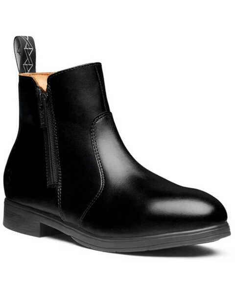 Xena Workwear Women's Omega Work Boots - Steel Toe , Black, hi-res
