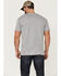 Image #4 - Cody James Men's Gun Scene Graphic Charcoal T-Shirt , Grey, hi-res