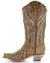Image #3 - Corral Women's Golden Studs Embroidery Western Boots - Snip Toe, , hi-res
