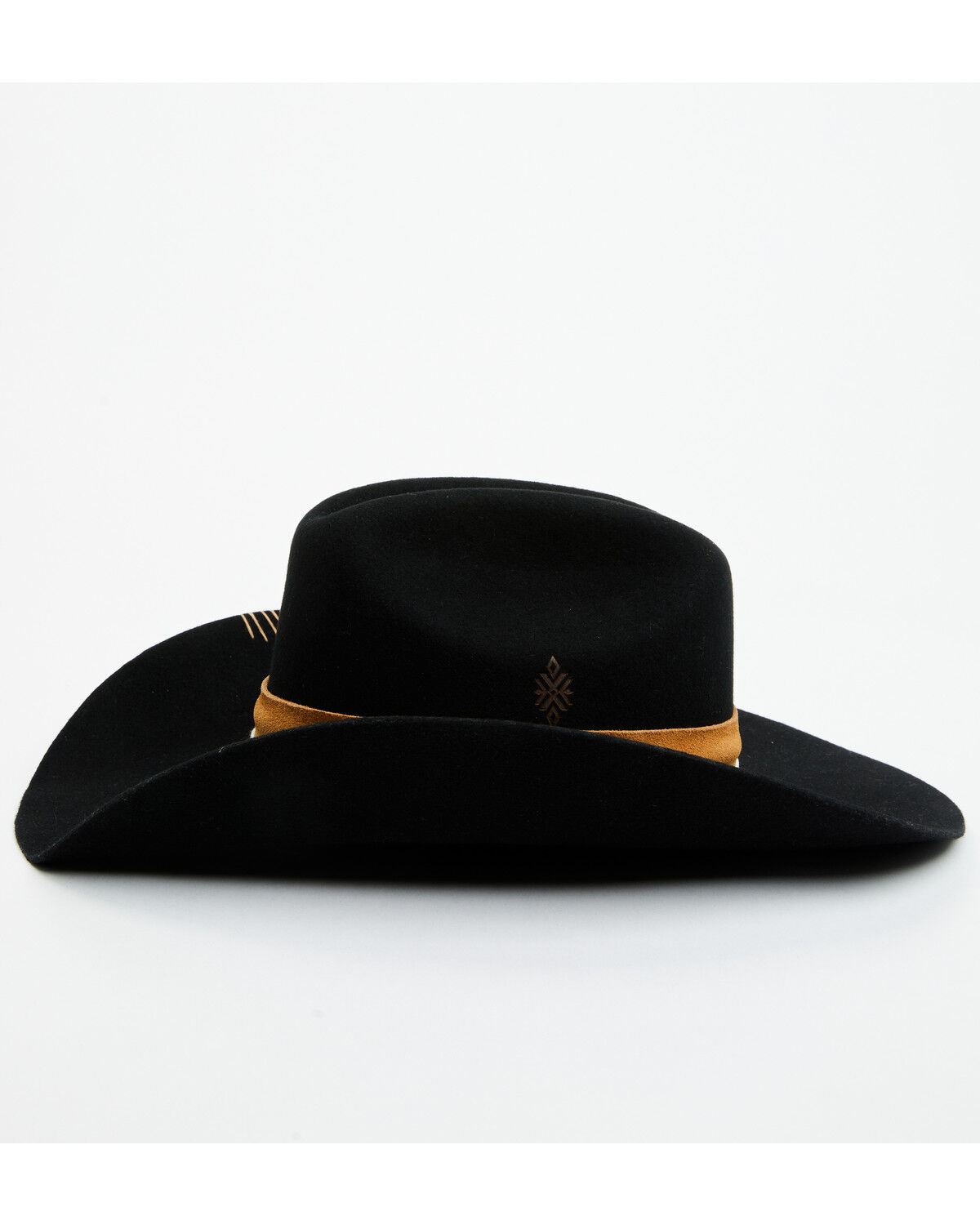 Image #3 - Idyllwind Women's Terranova Felt Cowboy Hat, Black, hi-res