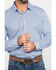 Image #4 - Scully Signature Soft Series Men's X Geo Print Long Sleeve Western Shirt, Blue, hi-res