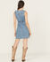 Image #4 - Levi's Women's Light Wash Vianna Sleeveless Button-Down Denim Dress, Light Wash, hi-res