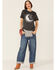 Image #4 - American Highway Women's Short Sleeve Charcoal Gray We Got the Moon if You Have the Shine T-Shirt, Charcoal, hi-res