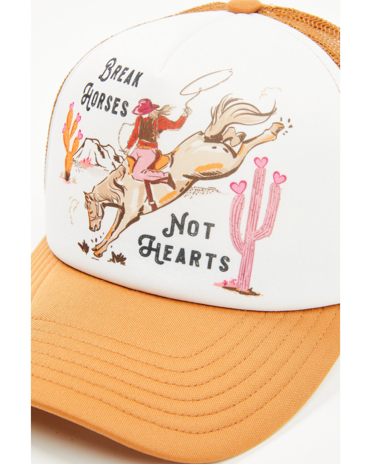 Image #2 - Shyanne Women's Break Horses Not Hearts Ball Cap, Brown, hi-res