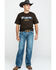 Image #6 - Rock & Roll Denim Men's Pistol Vintage Med Stretch Straight Jeans, Blue, hi-res