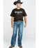 Image #6 - Rock & Roll Denim Men's Pistol Vintage Med Stretch Straight Jeans , Blue, hi-res