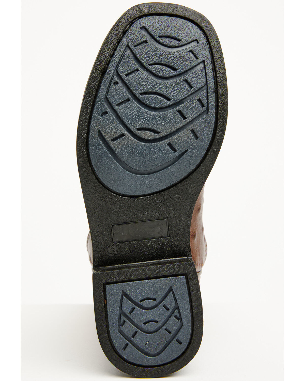 Image #7 - Cody James Boys' Dean Ostrich Print Western Boots - Broad Square Toe, Cognac, hi-res