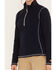 Wrangler Women's FR Quarter-Zip Pullover, Navy, hi-res