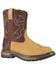 Image #1 - Rocky Boys' Branson Roper Western Boots - Round Toe, Brown, hi-res
