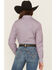 Image #4 - Cinch Women's Striped Print Long Sleeve Button-Down Shirt, Purple, hi-res