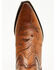 Image #6 - Sendra Women's Lizzie Western Booties - Snip Toe , Cognac, hi-res