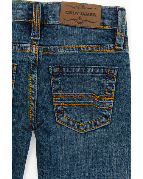Image #4 - Cody James Toddler Boys' Dark Wash Equalizer Slim Straight Jeans, Dark Wash, hi-res