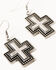 Image #4 - Shyanne Women's Hoop Rodeo Sunset Earring Set - 5 Piece, Silver, hi-res