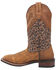Laredo Women's Wild Arrow Western Performance Boots - Broad Square Toe, Honey, hi-res