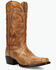 Image #1 - Dan Post Men's Exotic Alligator Western Boots - Square Toe, Tan, hi-res