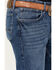 Image #2 - Wrangler Men's 20X Sorrel Medium Wash Vintage Bootcut Stretch Denim Jeans, Medium Wash, hi-res