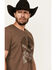 Image #2 - Cody James Men's Stay Free Short Sleeve Graphic T-Shirt , Dark Brown, hi-res