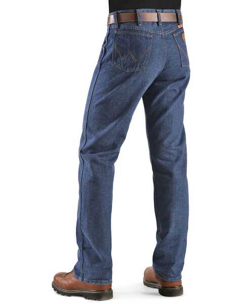 Wrangler Men's FR FR 47 Lightweight Regular Work Jeans, Denim, hi-res