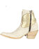 Image #3 - Yippie Ki Yay By Old Gringo Women's Leylani Bone Western Fashion Booties - Snip Toe , Natural, hi-res