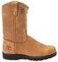 Georgia Boot Men's Farm and Ranch Wellington Boots - Round Toe, Tan, hi-res