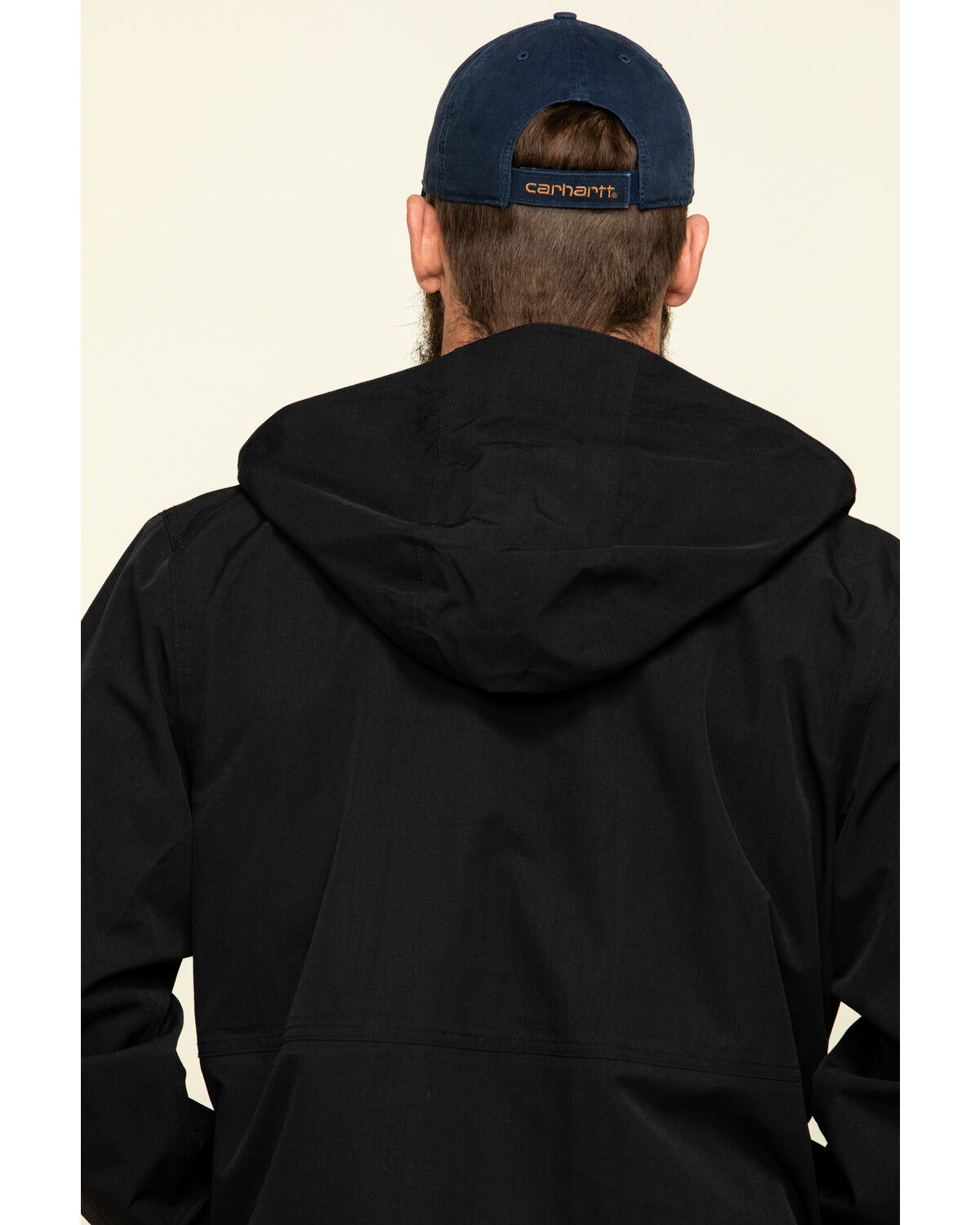 Image #5 - Carhartt Men's Black Storm Defender Midweight Hooded Work Jacket, , hi-res