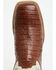 Image #6 - Ariat Men's Exotic Caiman Classic Callen Western Boots - Broad Square Toe, Brown, hi-res