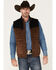 Image #1 - Cody James Men's Waren Corduroy Puffer Vest, Brown, hi-res