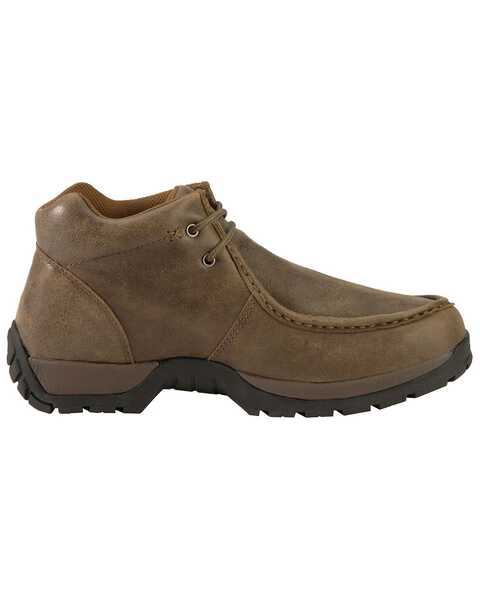 Image #2 - Roper Men's Vintage Nubuck Rugged Sole Shoes, Brown, hi-res