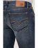 Moonshine Spirit Men's Corral Dust Medium Dark Wash Stretch Slim Straight Jeans , Dark Medium Wash, hi-res