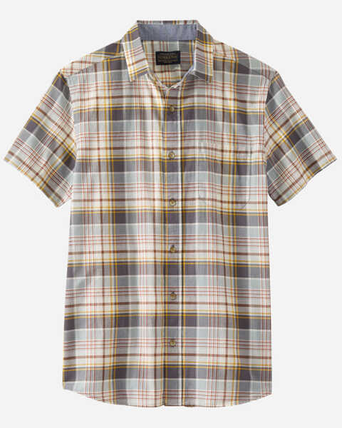 Image #1 - Pendleton Men's Truman Large Plaid Print Short Sleeve Button Down Western Shirt , Multi, hi-res