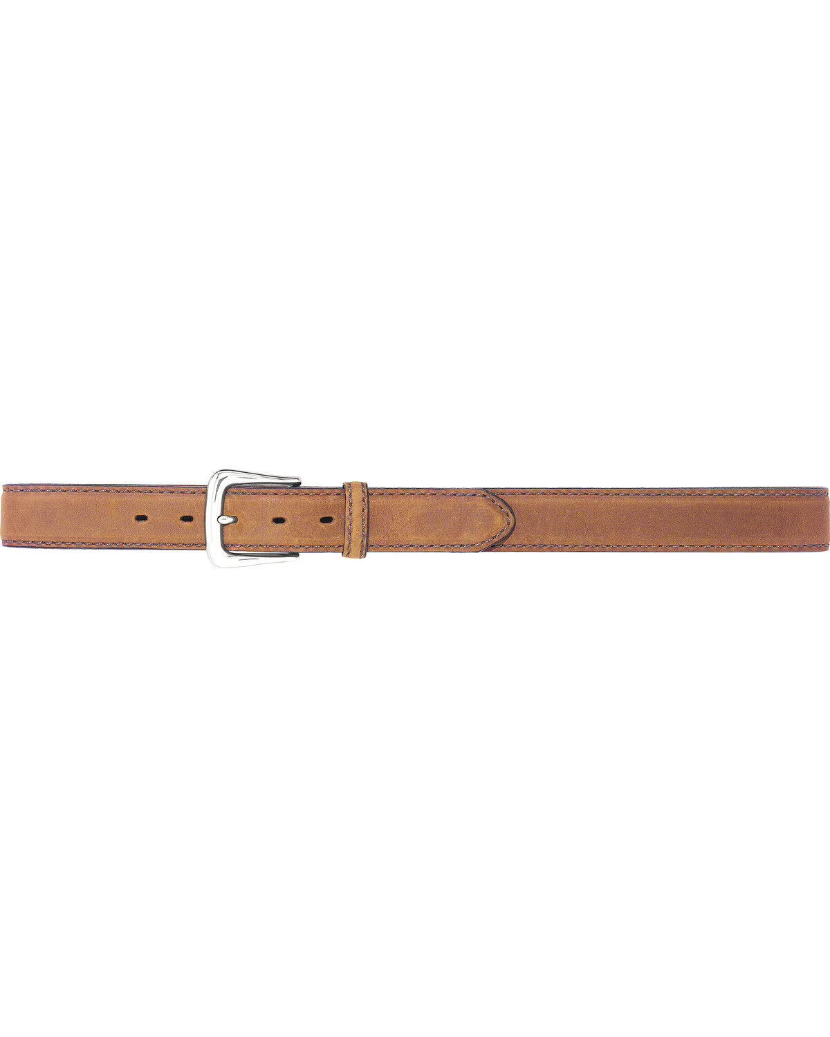 Image #1 - Justin Men's Working Sport Leather Belt, Brown, hi-res