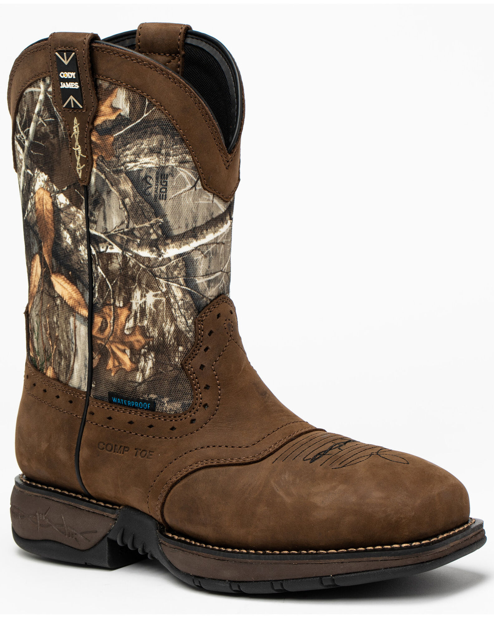 Cody James Men s Xero Gravity Lite Camo Western Work Boots Composite Toe Sheplers