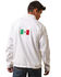 Image #3 - Ariat Men's Team Mexico Softshell Jacket, White, hi-res