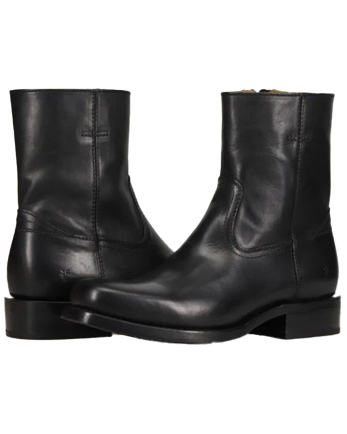 Image #3 - Frye Men's Campus Inside Zip Ankle Boots - Round Toe, Black, hi-res