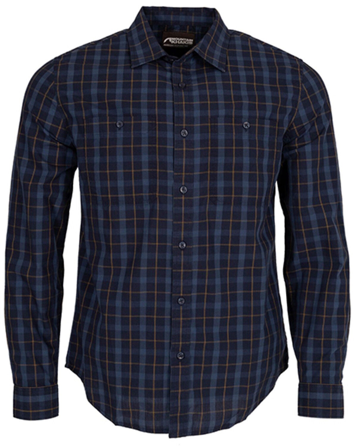 Mountain Khakis Men's Midtown Long Sleeve Woven Shirt, Navy, hi-res