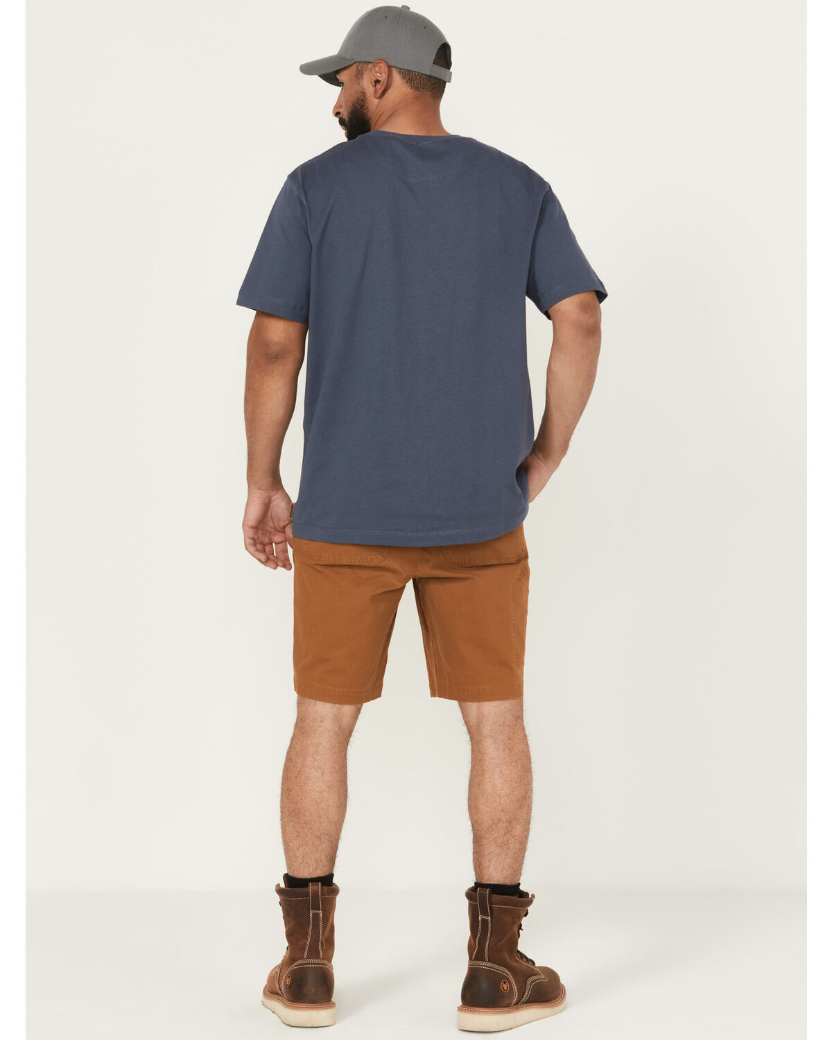 Image #3 - Lucky Brand Workwear Men's Double Front Panel Shorts, Brown, hi-res
