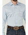 Image #3 - Wrangler Retro Men's Solid Long Sleeve Snap Western Shirt, Light Blue, hi-res